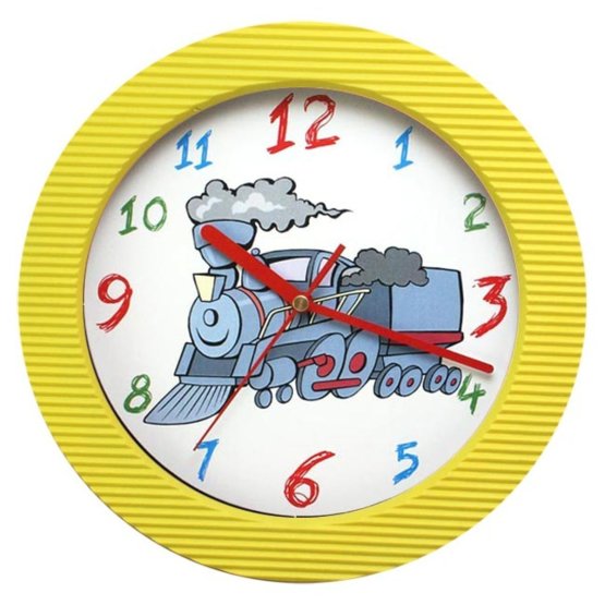 Train Engine Children's Clock
