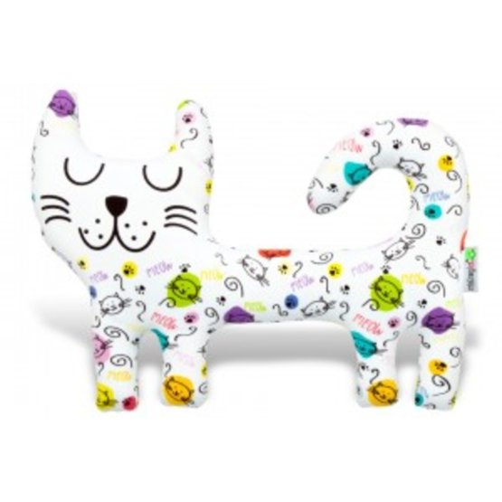 Fabric toy - pussycat White Meow