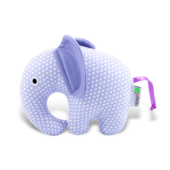 Fabric toy - Violet Spotted slonik