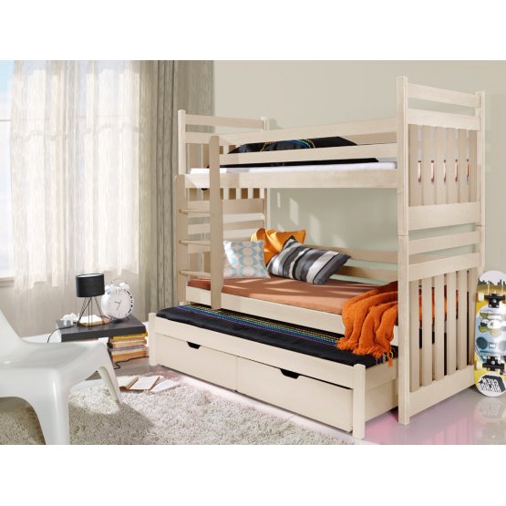 Storey bed with bed Alex natural
