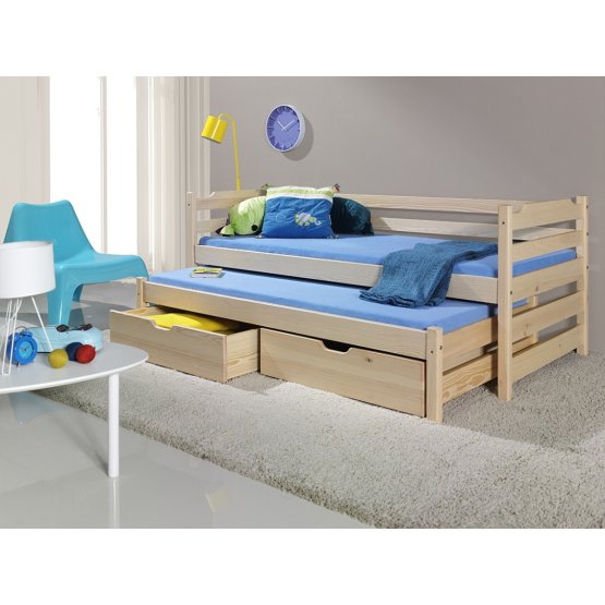 Sam Children's Trundle Bed - Natural