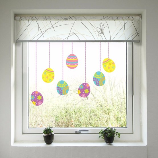 Easter decoration to window - Easter egg