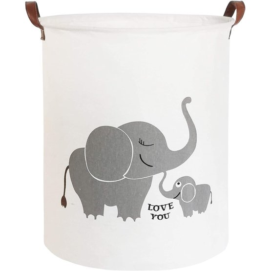 Basket for toys elephants
