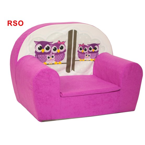 Owls Children's Armchair - Various Colours