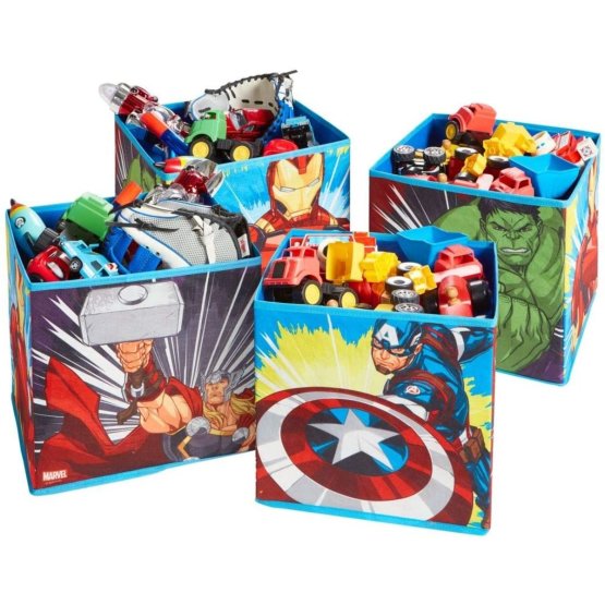 Four storage boxes - Avengers
