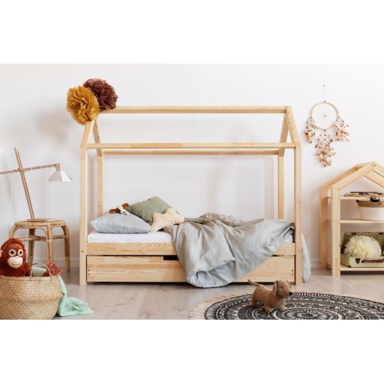Baby bed house se drawer Mila