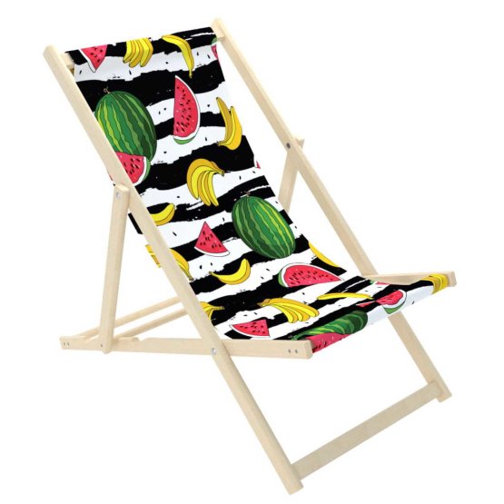 Beach chair Melons and bananas