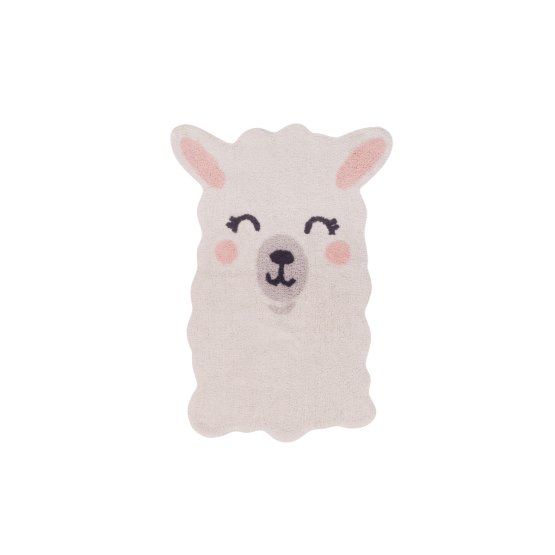 Children's cotton rug - Smile Like a Llama