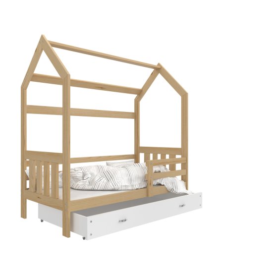 Baby bed house Philip - natural-white