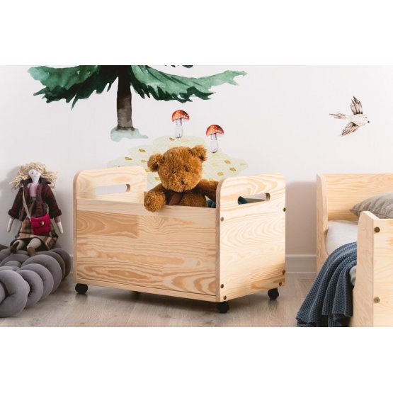 Wooden chest for toys BOX