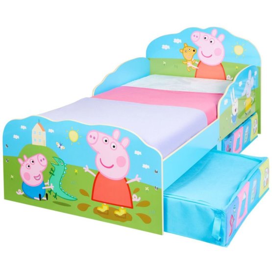 Baby bed Peppa Pig with storage boxes
