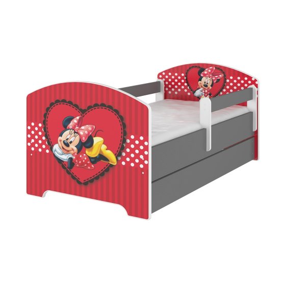 Baby bed se behind the gate - Minnie Mouse - gray hips