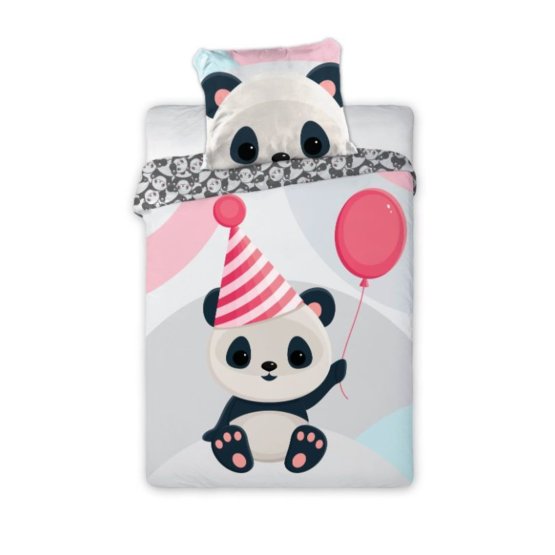 Panda baby bedding and balloon