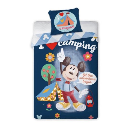 Children's bed linen Mickey Mouse Camping