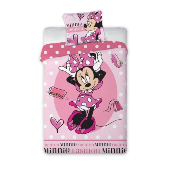 Minnie Mouse baby bedding - polka dots