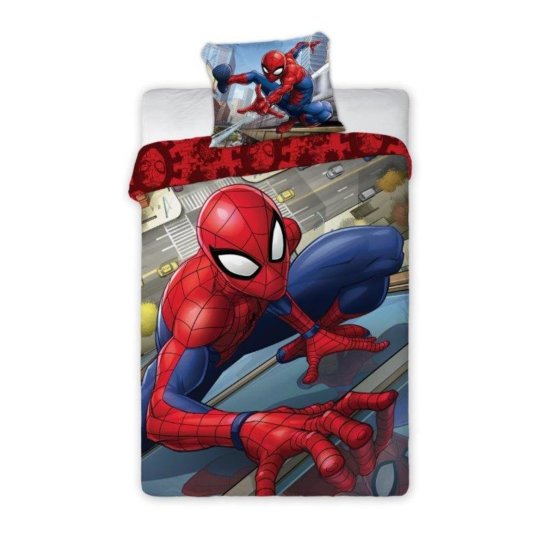 Spider-man baby bedding in the big city