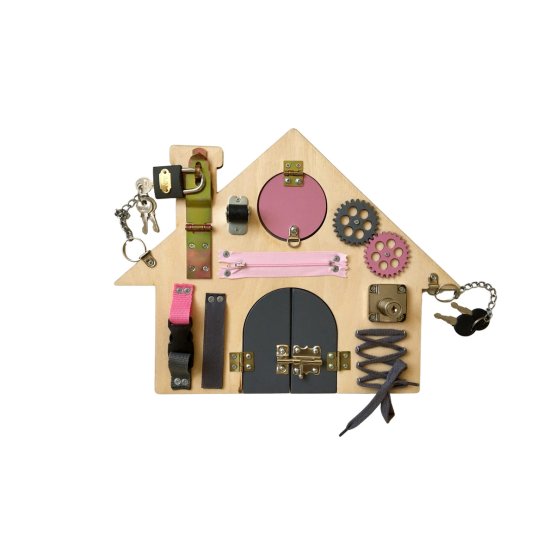 Activity board - House - pink