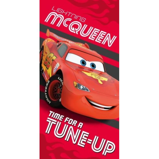 Baby towel Cars - lightning McQueen - red
