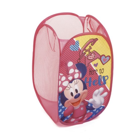 Childlike folding basket on toys Minnie Mouse