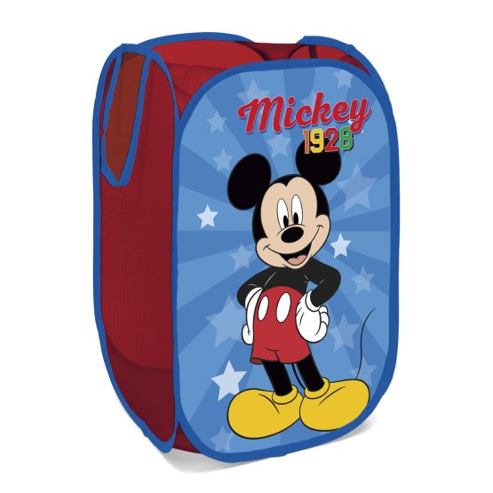 Childlike folding basket on toys Mickey