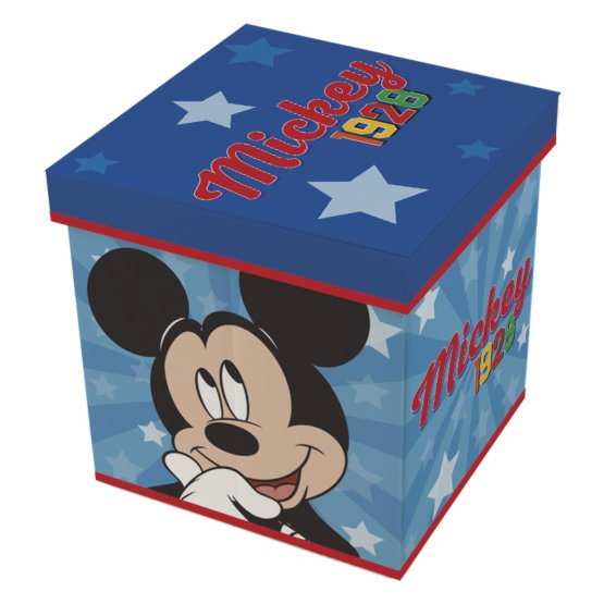 Childlike tabouret with storage space Mickey