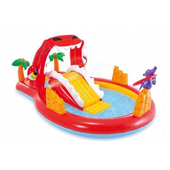 Childlike inflatable swimming pool Dinoland