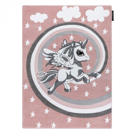 Children's carpet PETIT - Unicorn - pink
