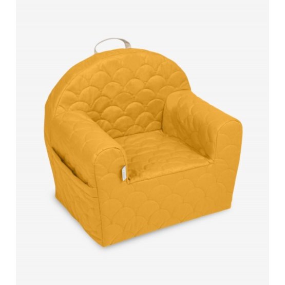 Children's chair Fan - mustard