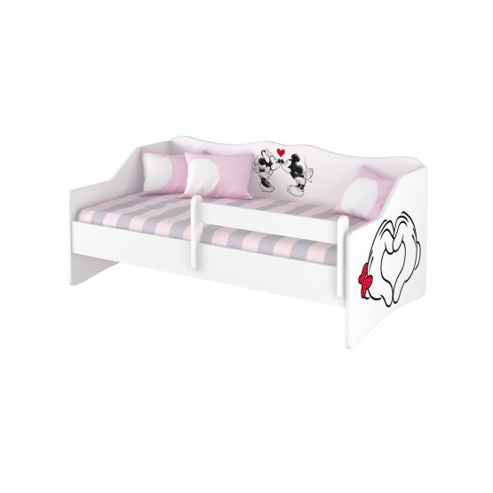 Children's bed with back - Love