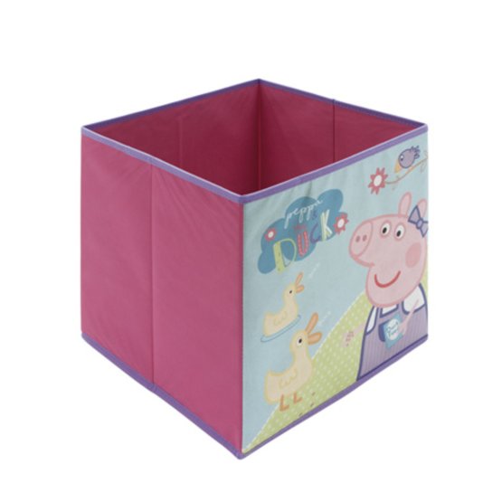 Childlike cloth storage box Piggy Peppa