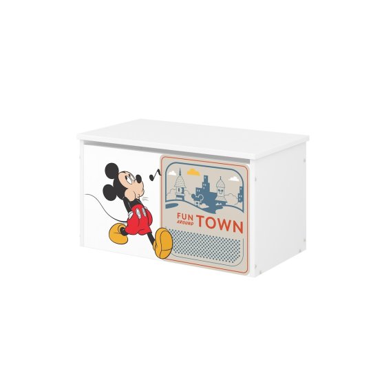 Wooden chest for Disney toys - Mickey and friends