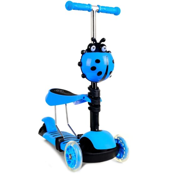 Children's odrazedlo and scooter ladybug - blue