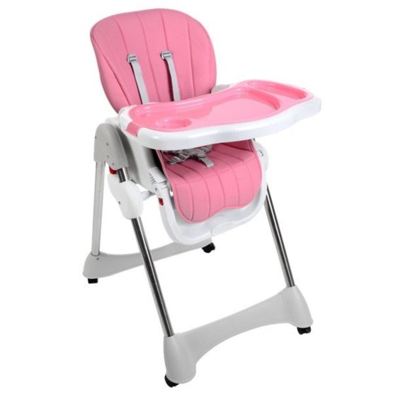 Baby dining chair Luxa - pink