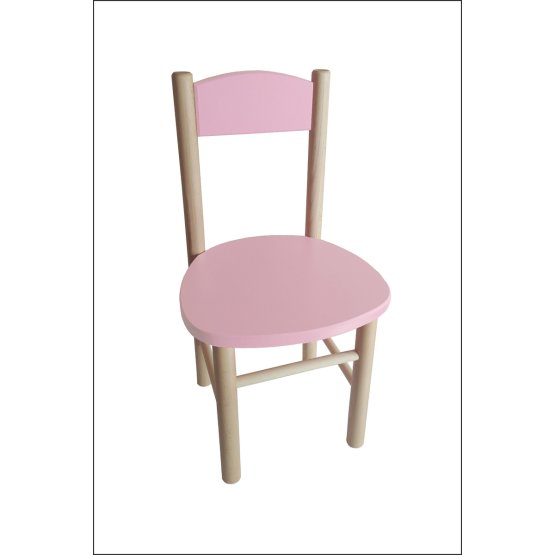 Children's chair Polly - light pink