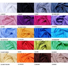 Cotton sheet 90x40 cm - various colors