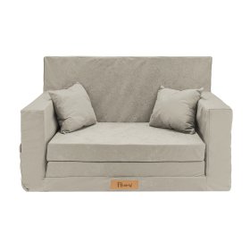 Children's sofa bed Classic - Light grey