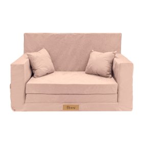 Children's sofa bed Classic - Powder pink, FLUMI