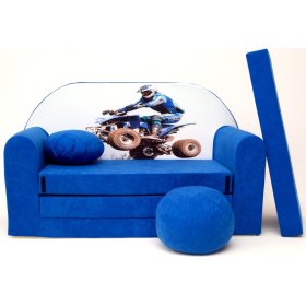 Children's sofa Racer blue, Welox