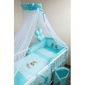 Bedding set for cribs 120x90cm Rabbit turquoise, Ankras