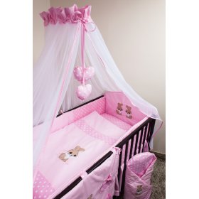 Crib bedding set 120x90cm Rabbit pink, Ankras