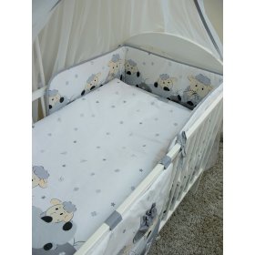Set bedding to cribs 120x90cm Lamb grey, Ankras