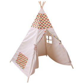 Teepee Indian with pillow