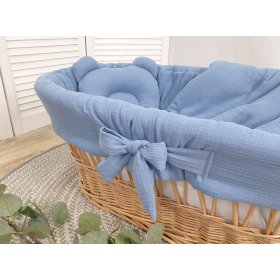 Wicker bed linen set - blue, TOLO