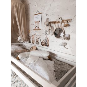 Children's raised bed Ourbaby Modo - white