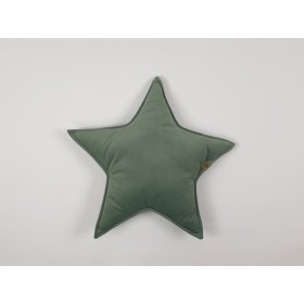 Star pillow - green