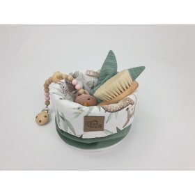 Diaper storage basket - Forest animals