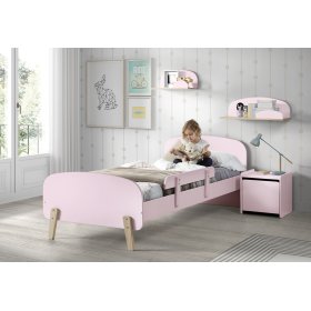 Children's bed Kiddy pink, VIPACK FURNITURE