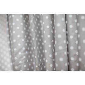 Curtains for children grey with white dots 2, Dom-Dekor
