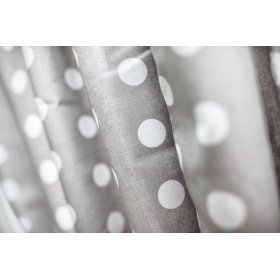 Curtains for children grey with white dots 3, Dom-Dekor