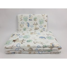 Bedding with filling - Hedgehog and friends